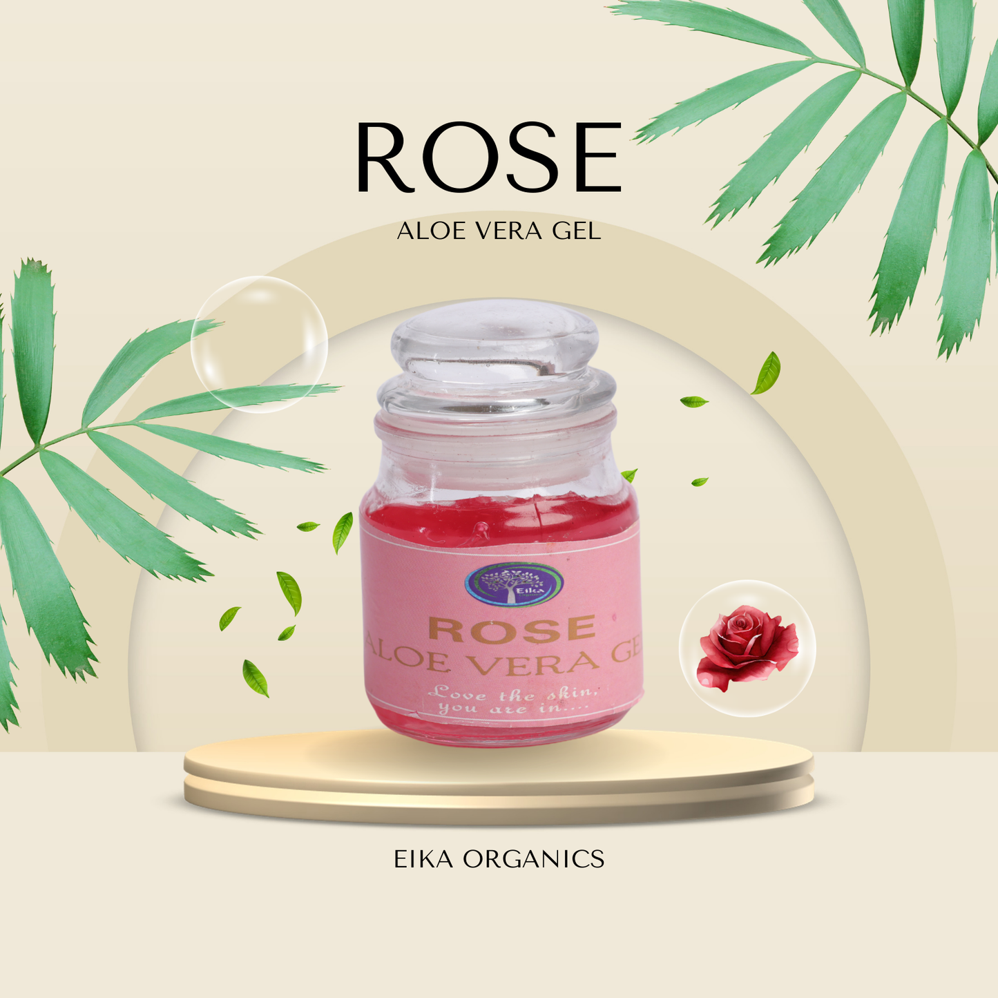 Rose Alovera Gel