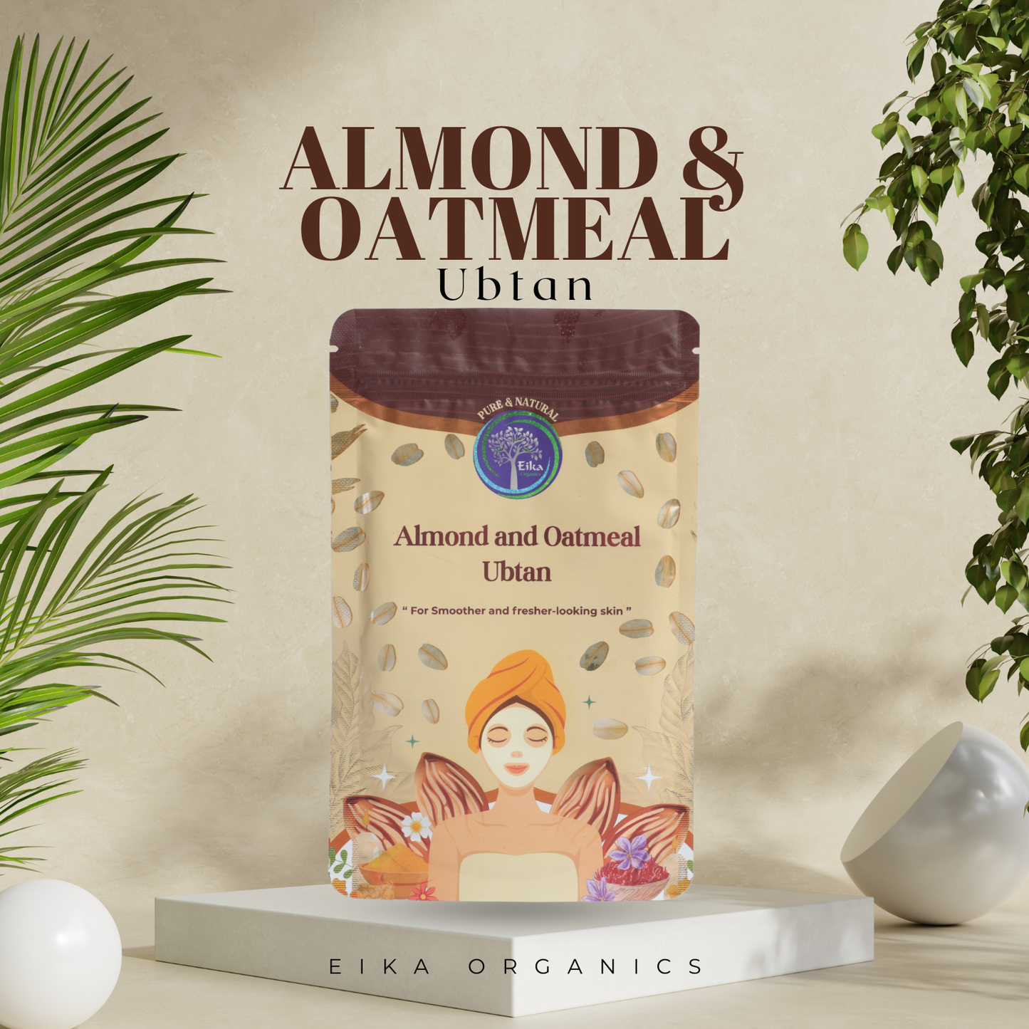 Almond Oatmeal Ubtan